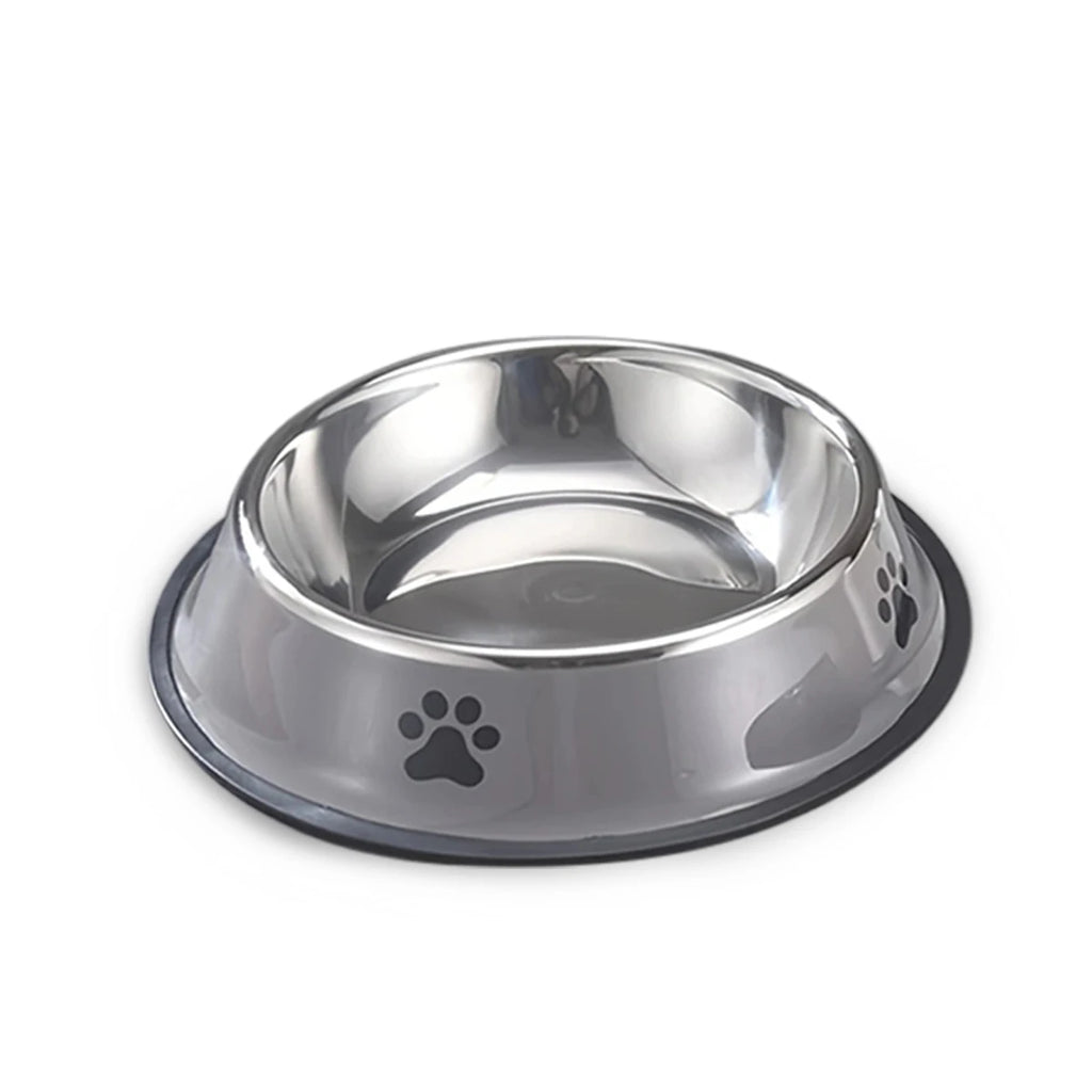 PawDish™ — Tigela Antiderrapante em Aço Inoxidável para Cães e Gatos