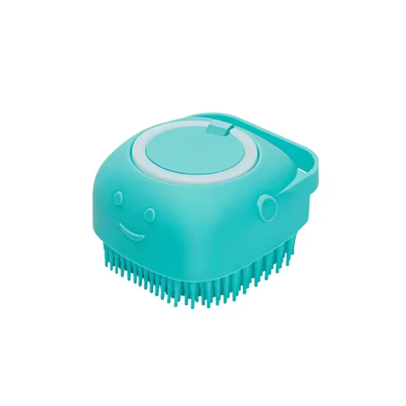 Escova de Banho para Animais em Silicone Macio