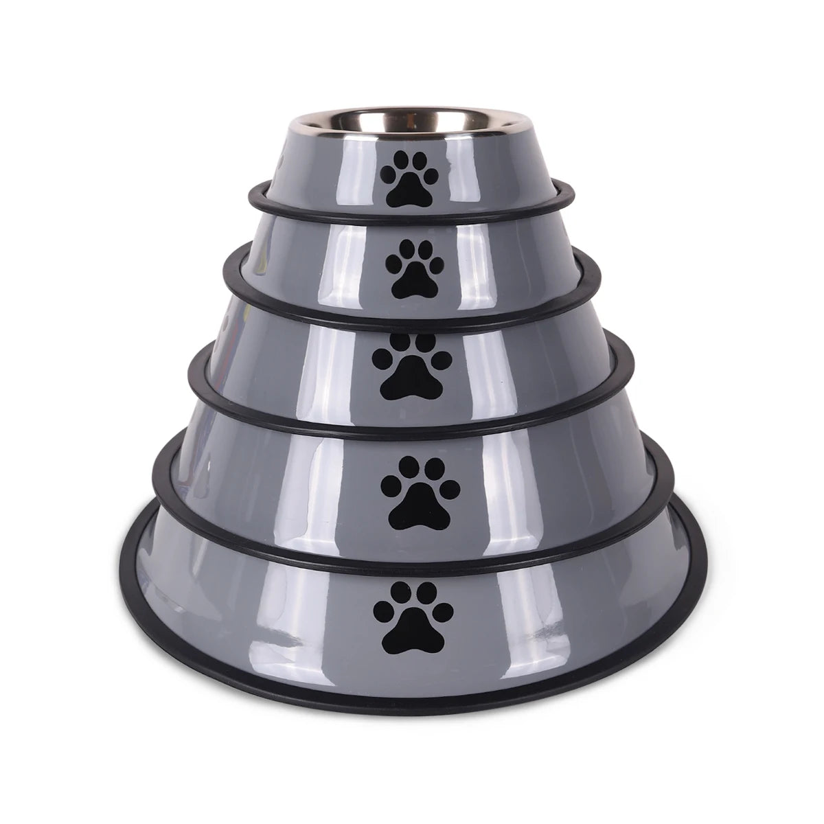 PawDish™ — Tigela Antiderrapante em Aço Inoxidável para Cães e Gatos