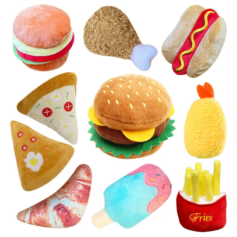 SnackTime™ Brinquedos de Peluche para Cães