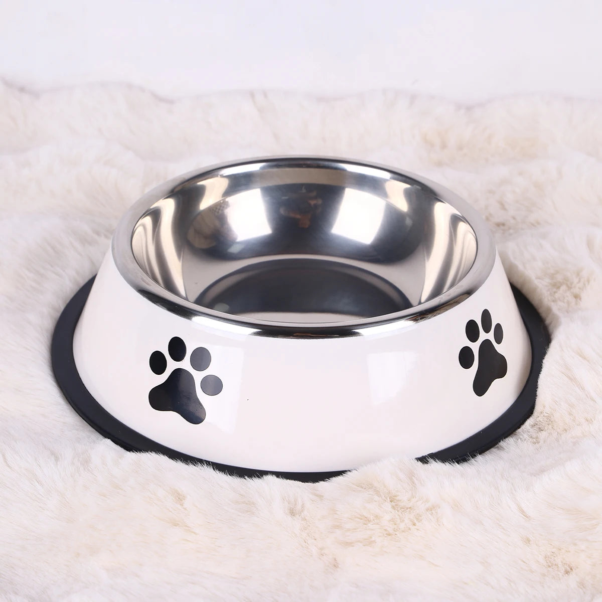 PawDish™ — Tigela Antiderrapante em Aço Inoxidável para Cães e Gatos