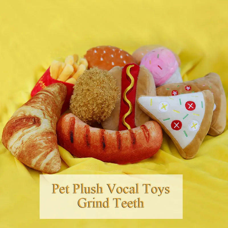 SnackTime™ Brinquedos de Peluche para Cães